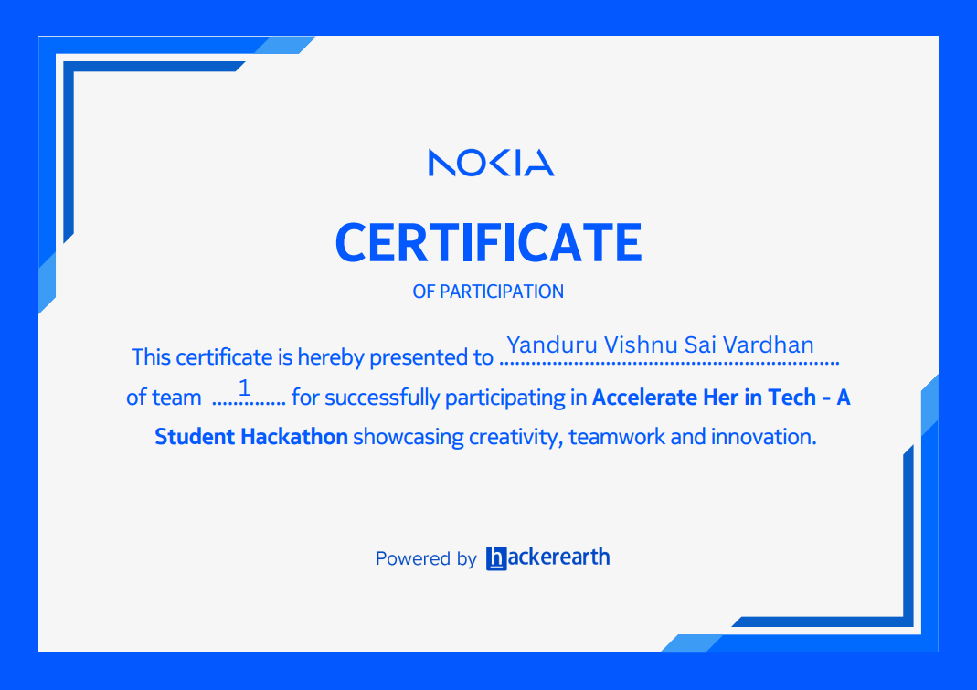 Nokia Hackathon Finalist photo 1